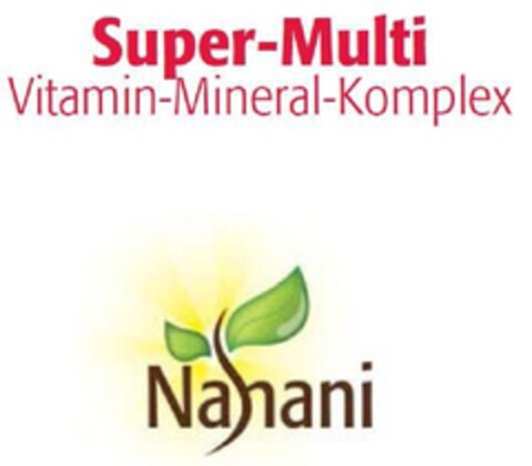 Super-Multi Vitamin-Mineral-Komplex Nahani Logo (EUIPO, 07/23/2012)
