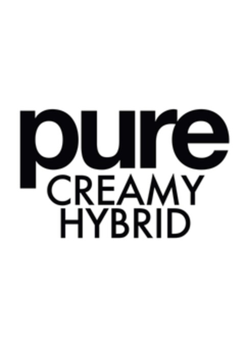 PURE CREAMY HYBRID Logo (EUIPO, 27.03.2019)