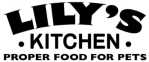 LILY'S KITCHEN PROPER FOOD FOR PETS Logo (EUIPO, 03/20/2019)