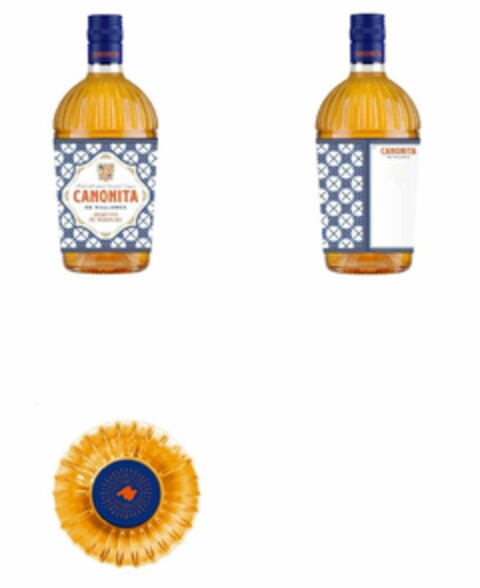 Made with organic Canoneta Oranges CANONITA DE MALLORCA APERITIVO DE NARANJAS Logo (EUIPO, 23.06.2022)