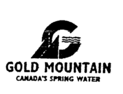 G GOLD MOUNTAIN CANADA'S SPRING WATER Logo (EUIPO, 05/07/1997)