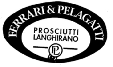 FERRARI & PELAGATTI PROSCIUTTI LANGHIRANO Logo (EUIPO, 30.05.1997)