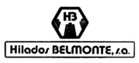 Hilados BELMONTE, s.a. HB Logo (EUIPO, 11/25/1997)