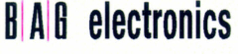 BAG electronics Logo (EUIPO, 15.05.1998)