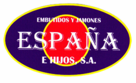 EMBUTIDOS Y JAMONES ESPAÑA E HIJOS, S.A. Logo (EUIPO, 20.01.2000)