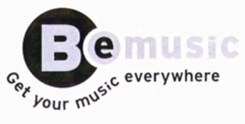 Bemusic Get your music everywhere Logo (EUIPO, 18.10.2001)
