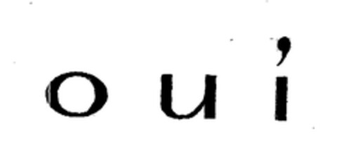 ouí Logo (EUIPO, 02/23/2004)