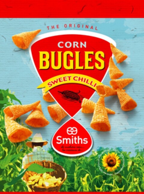 THE ORIGINAL CORN BUGLES SWEET CHILLI Smiths Logo (EUIPO, 28.12.2006)