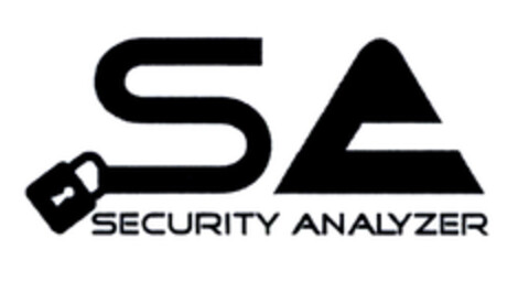 SA SECURITY ANALYZER Logo (EUIPO, 13.05.2008)