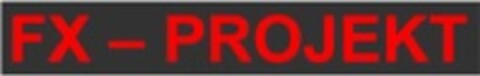 FX-PROJEKT Logo (EUIPO, 27.09.2010)