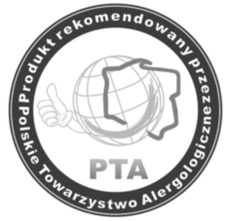 Produkt rekomendowany przez Polskie Towarzystwo Alergologiczne PTA Logo (EUIPO, 02/25/2014)