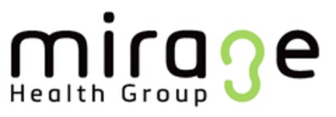 MIRAGE HEALTH GROUP Logo (EUIPO, 01.10.2014)