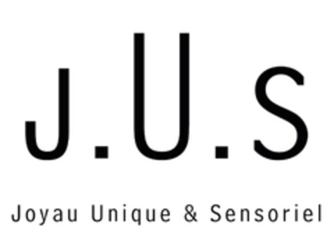 J.U.S. Joyau Unique & Sensoriel Logo (EUIPO, 12/15/2016)