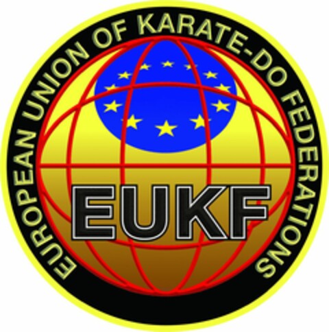 EUROPEAN UNION OF KARATE-DO FEDERATIONS EUKF Logo (EUIPO, 31.08.2018)