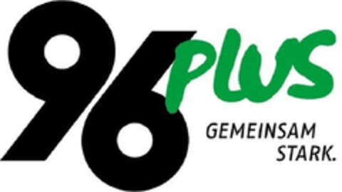 96 plus GEMEINSAM STARK. Logo (EUIPO, 18.02.2019)