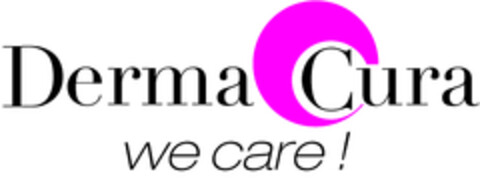 DermaCura we care! Logo (EUIPO, 29.07.2019)