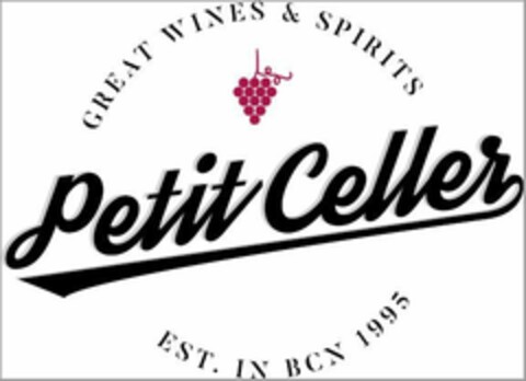 Petit Celler GREAT WINES & SPIRITS EST. IN BCN 1995 Logo (EUIPO, 11/30/2020)