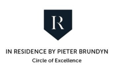 IN RESIDENCE BY PIETER BRUNDYN Circle of Excellence Logo (EUIPO, 02/07/2022)