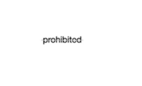 PROHIBITED Logo (EUIPO, 09/27/2022)