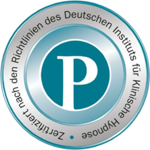P Zertifiziert nach den Richtlinien des Deutschen Instituts für Klinische Hypnose Logo (EUIPO, 19.02.2024)