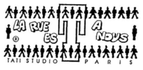 LA RUE EST A NOUS TATI STUDIO PARIS Logo (EUIPO, 04/01/1996)