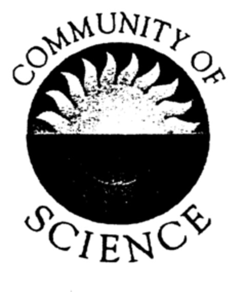 COMMUNITY OF SCIENCE Logo (EUIPO, 06/07/1996)