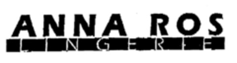 ANNA ROS LINGERIE Logo (EUIPO, 10.06.1998)