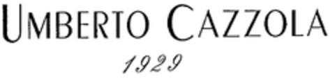 UMBERTO CAZZOLA 1929 Logo (EUIPO, 15.10.1999)