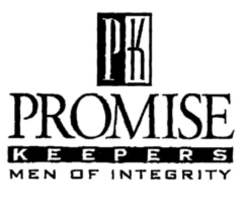 PK PROMISE KEEPERS MEN OF INTEGRITY Logo (EUIPO, 10/12/2000)