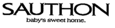 SAUTHON baby's sweet home Logo (EUIPO, 15.01.2002)