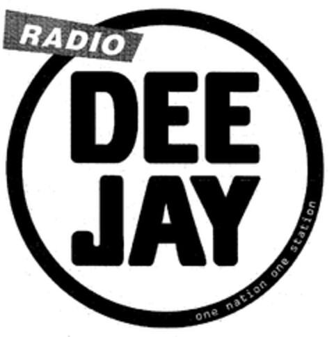 RADIO DEE JAY one nation one station Logo (EUIPO, 02/06/2002)