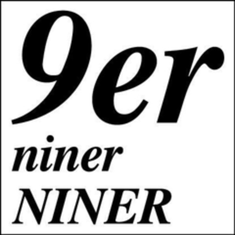 9er niner NINER Logo (EUIPO, 25.10.2005)