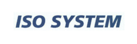 ISO SYSTEM Logo (EUIPO, 01/07/2008)