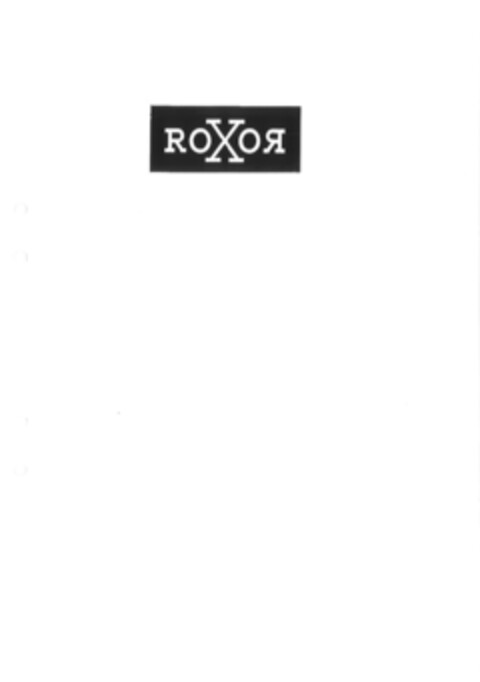 ROXOR Logo (EUIPO, 27.11.2009)