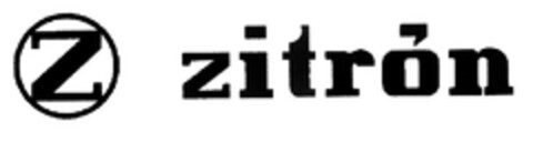 Z ZITRÓN Logo (EUIPO, 20.07.2012)