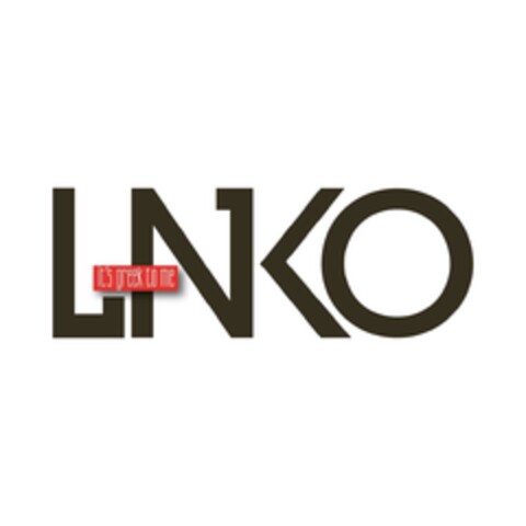 LNKO it's greek to me Logo (EUIPO, 08.10.2013)