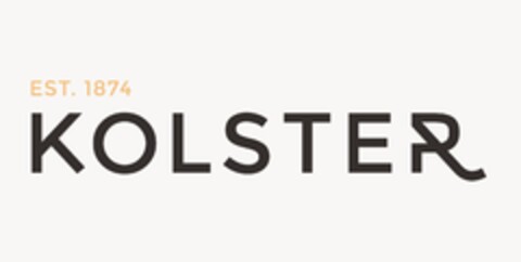 EST. 1874 KOLSTER Logo (EUIPO, 17.11.2016)