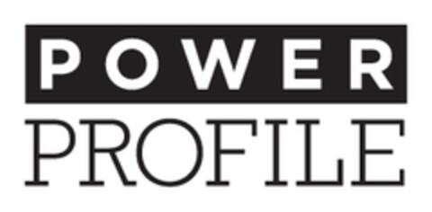 POWER PROFILE Logo (EUIPO, 04/09/2019)