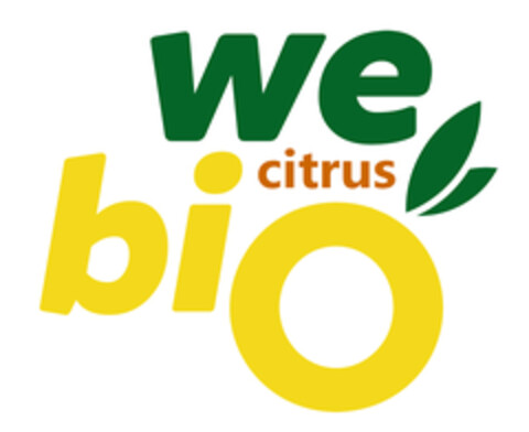 WE CITRUS BIO Logo (EUIPO, 10/03/2019)