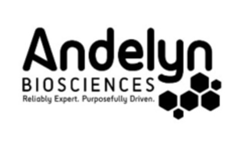 ANDELYN BIOSCIENCES Reliably Expert. Purposefully Driven. Logo (EUIPO, 05/29/2020)