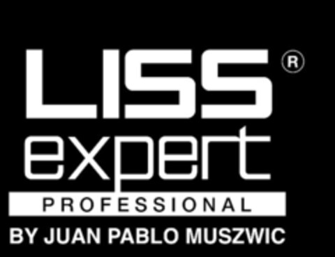LISS EXPERT PROFESSIONAL BY JUAN PABLO MUSZWIC Logo (EUIPO, 09.02.2022)