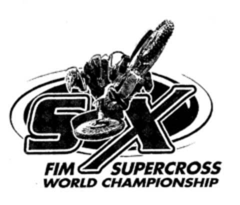 SX FIM SUPERCROSS WORLD CHAMPIONSHIP Logo (EUIPO, 18.06.1999)