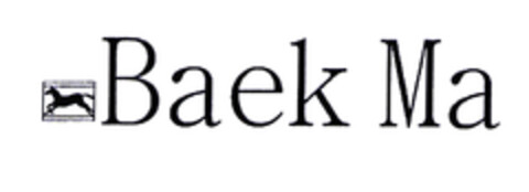 Baek Ma Logo (EUIPO, 07.05.2003)