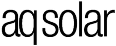 aq solar Logo (EUIPO, 06.03.2008)