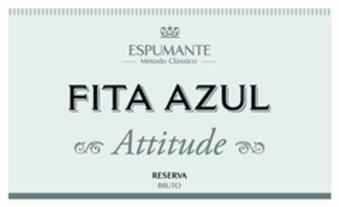 ESPUMANTE Método Clássico FITA AZUL Attitute RESERVA BRUTO Logo (EUIPO, 10/14/2008)