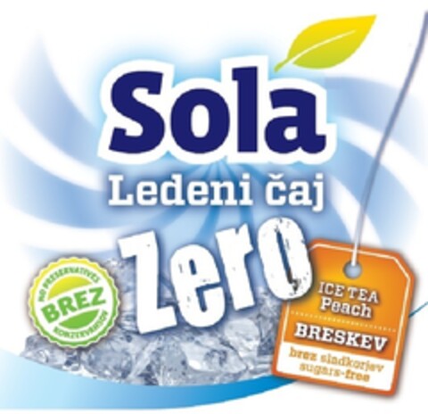SOLA LEDENI ČAJ BRESKEV ZERO Logo (EUIPO, 18.03.2010)