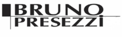 BRUNO PRESEZZI Logo (EUIPO, 03/24/2010)