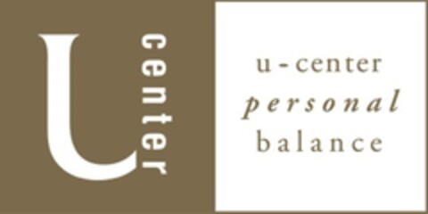 u-center personal balance Logo (EUIPO, 10.01.2014)