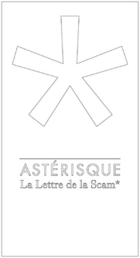 ASTÉRISQUE La Lettre de la Scam Logo (EUIPO, 02.12.2014)