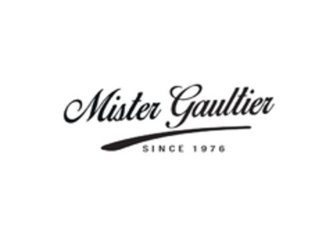 MISTER GAULTIER SINCE 1976 Logo (EUIPO, 29.05.2015)